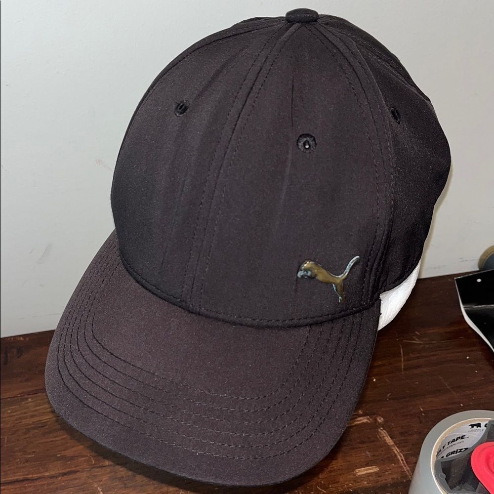 Black Puma Sport Bryson DeChambeau Rickie Fowler stretch golf cap hat washable